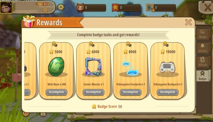 Découvrez le système de badges unique de Mini World: Block Art