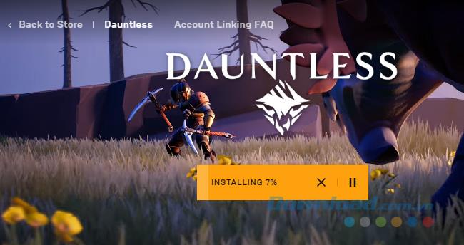 dauntless epic games launcher wue time
