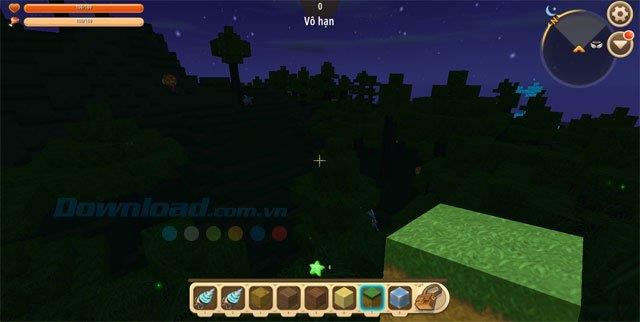 Mini World: Block Art - Comment survivre efficacement la nuit