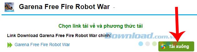 How to install and play the game Garena Free Fire Robot War