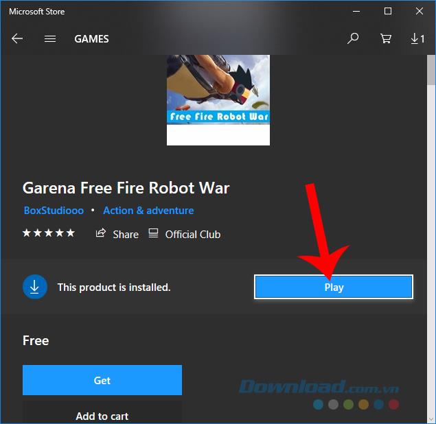 How to install and play the game Garena Free Fire Robot War