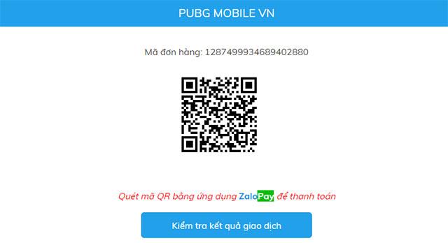 Instruction to load PUBG Mobile VN card quickly