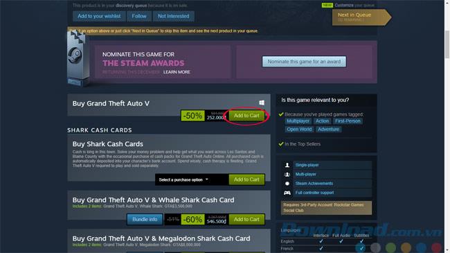 Instruction for payment in Vietnamese Dong on Steam