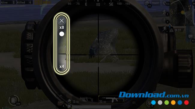 How to change the aiming distance in PUBG Mobile