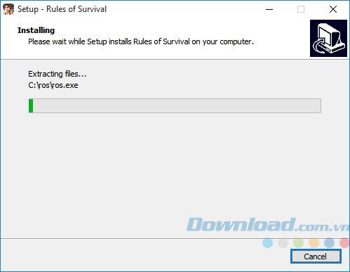 Instructions for installing and playing Rules Of Survival game on PC