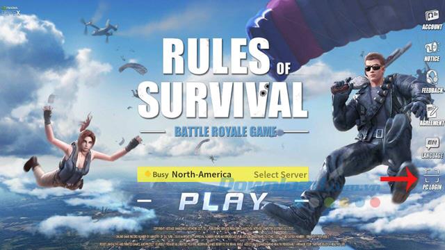 Anweisungen zum Installieren und Spielen des Spiels Rules Of Survival auf dem PC