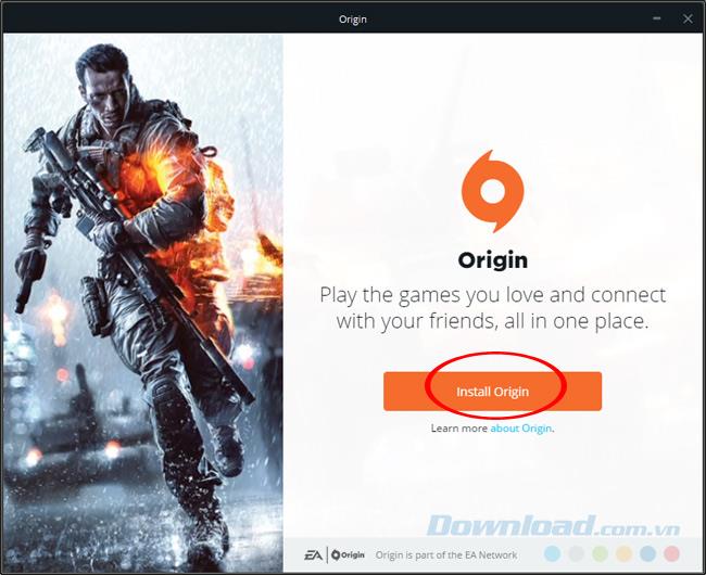 Originをインストールして、コンピューターでゲームをプレイします