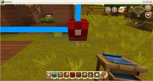 Cara membina rumah dengan cepat di Mini World: Block Art