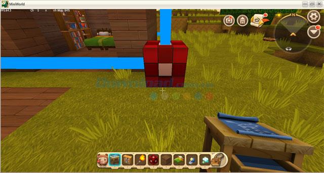 Comment construire rapidement une maison dans Mini World: Block Art