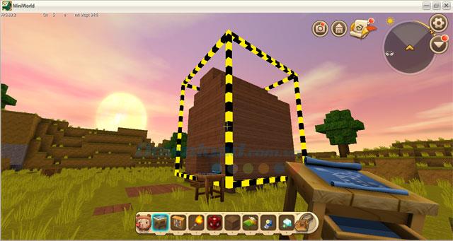 How to build a house quickly in Mini World: Block Art