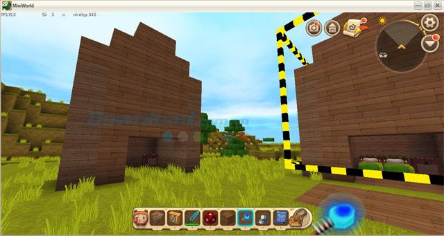 So bauen Sie schnell ein Haus in Mini World: Block Art