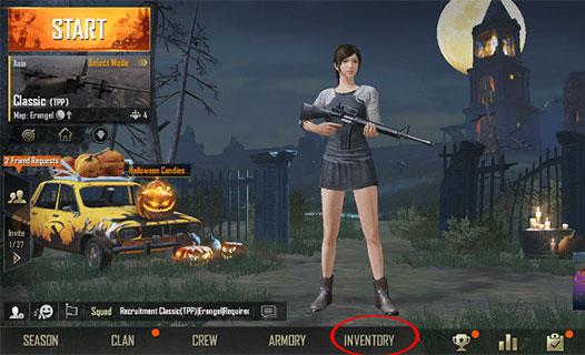 Instructions for changing the character name in PUBG Mobile