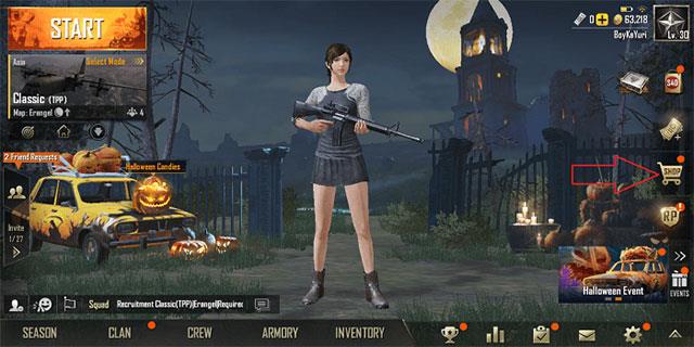 Instructions for changing the character name in PUBG Mobile