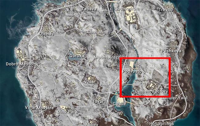 PUBG Mobile: Titik penjarahan peta terbaik di peta Vikendi