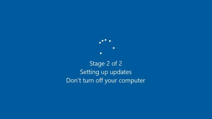 What is update and shut down?  Is it okay to shut down the computer while updating?