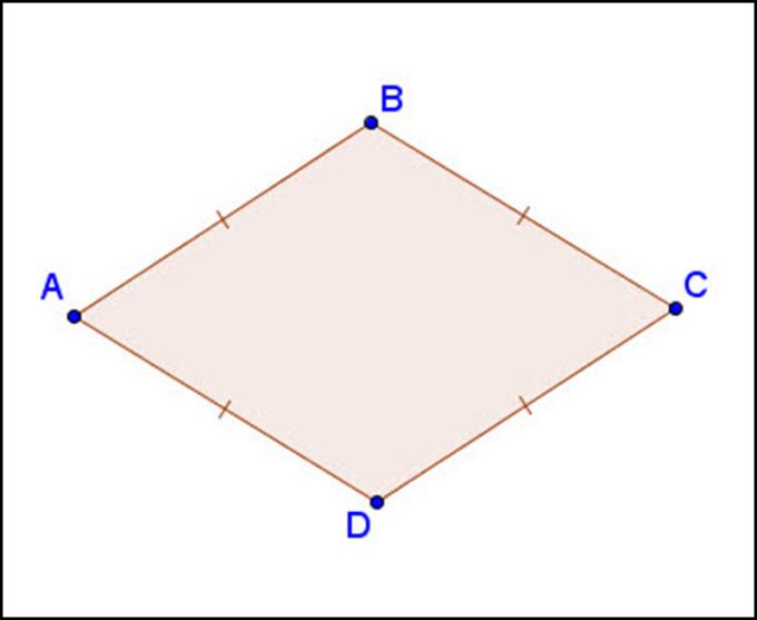 The formula for calculating the exact area of ​​a rhombus, perimeter of a rhombus