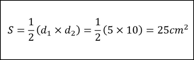 The formula for calculating the exact area of ​​a rhombus, perimeter of a rhombus