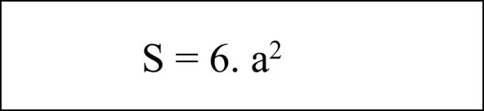 A fórmula para calcular a área e o volume de um cubo tem exemplos ilustrativos