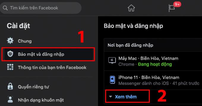 Cara log keluar dari Facebook, Messenger pada peranti lain dari jauh