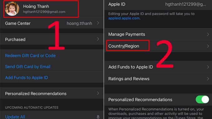 Cara menjelajah akaun App Store ke Vietnam di iPhone, iPad