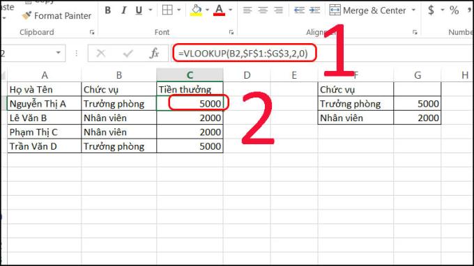 Cara menggunakan VLOOKUP, INDEX, ... di Excel harus Anda ketahui