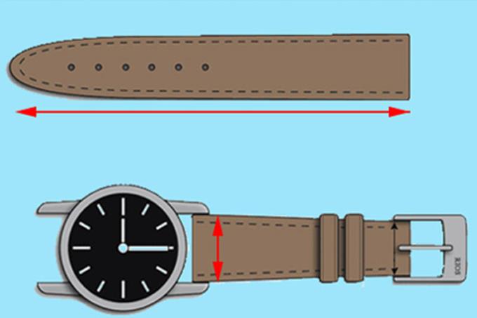 3 formas de medir el tamaño del cable del reloj muy estándar, fácil de implementar