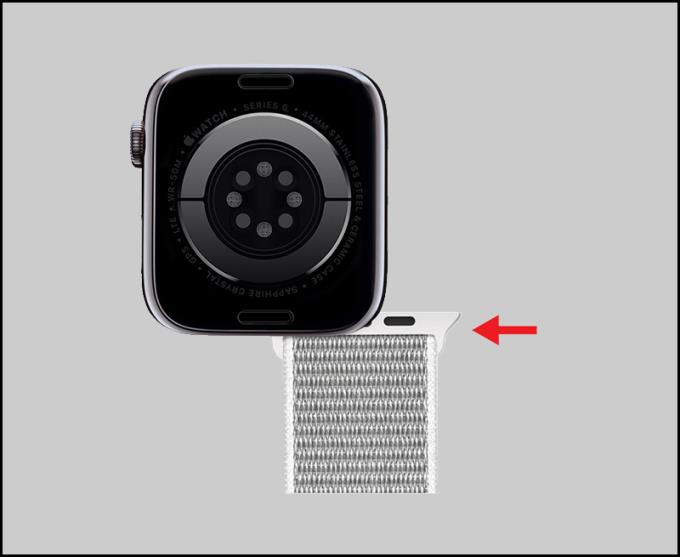 Instructions on how to remove and replace the Apple Watch strap quickly and simply