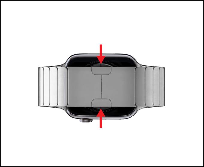 Instructions on how to remove and replace the Apple Watch strap quickly and simply