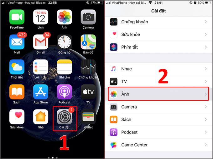 How to disable sync iCloud accounts, photos, contacts on iPhone simple