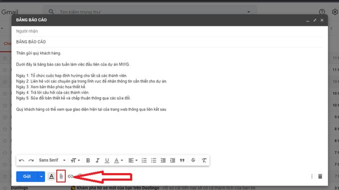 Cara memformat teks, memasukkan gambar, fail, pautan di Gmail sangat mudah