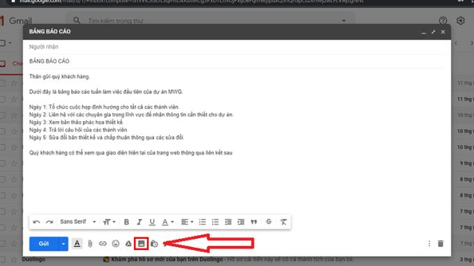 Cara memformat teks, memasukkan gambar, fail, pautan di Gmail sangat mudah