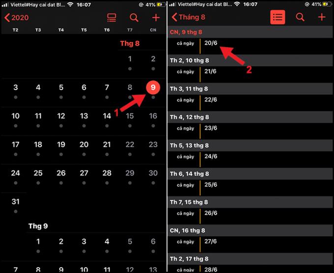 How to view, add lunar calendar on iPhone NO need to download apps