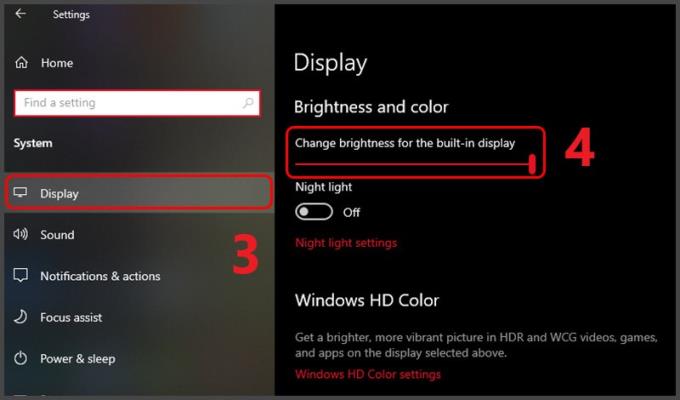 Cara menyesuaikan kecerahan skrin komputer Windows tanpa perisian