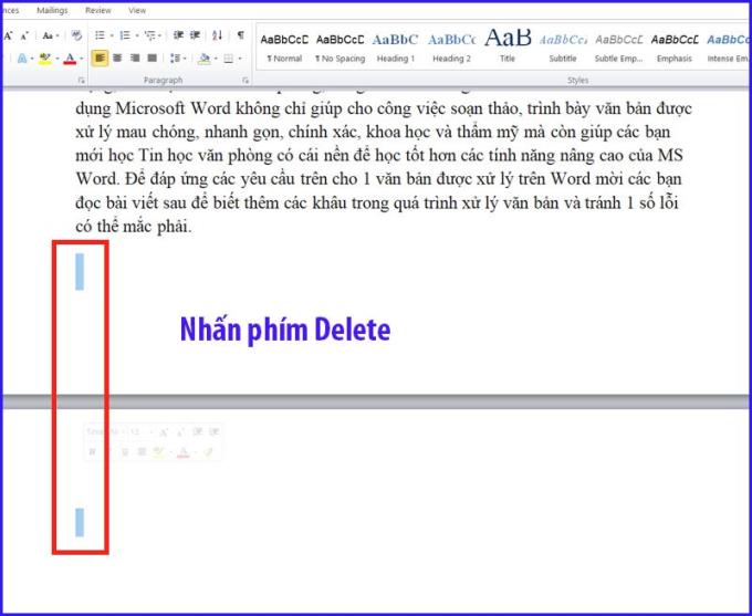 2 cara untuk menghapus halaman kosong di Word 2016, 2010, 2007, 2003