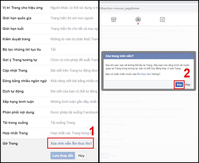 Facebook sayfası bilgisayarda, telefonda hızlı bir şekilde nasıl silinir
