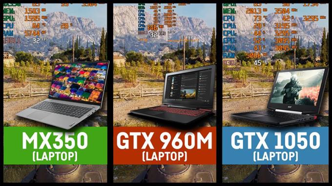 Apakah NVIDIA GeForce MX350 pada komputer riba?