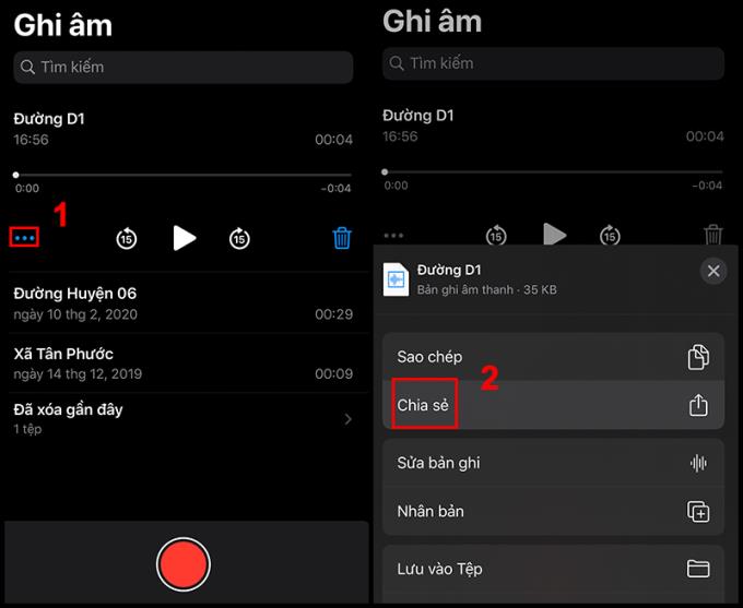 Cómo enviar archivos de audio a través de Zalo en iPhone, teléfonos Android