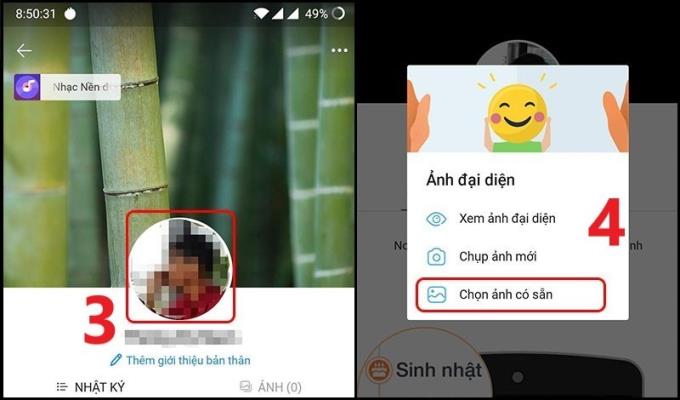 Instrucțiuni despre cum să ștergeți, să schimbați avatarul, fotografia de copertă pe Zalo
