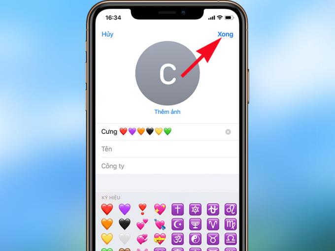 Cara menyimpan nama kenalan dengan emotikon di Android, iPhone