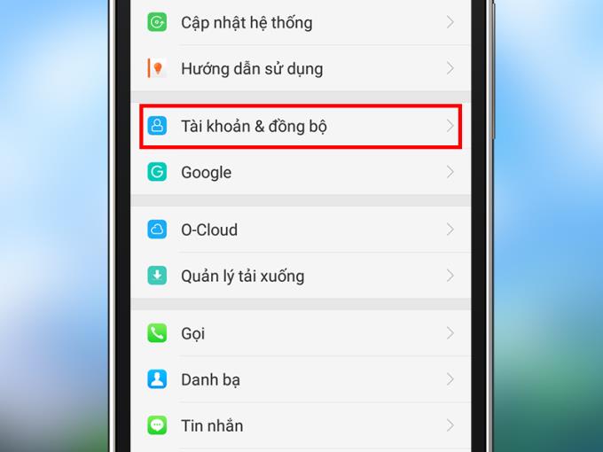 Cara mematikan penyegerakan kenalan, Gmail, Messenger, ... pada telefon Android