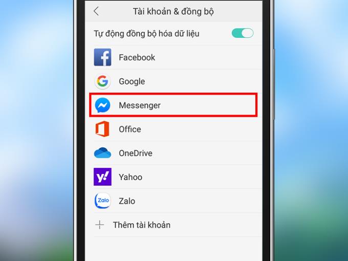 Cara mematikan penyegerakan kenalan, Gmail, Messenger, ... pada telefon Android