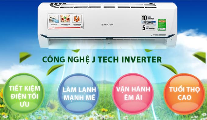 Was ist die J-Tech Inverter-Technologie bei SHARP-Klimaanlagen?  Was ist der Vorteil?