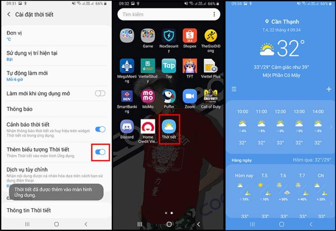 How to add and install weather widgets on Samsung phones