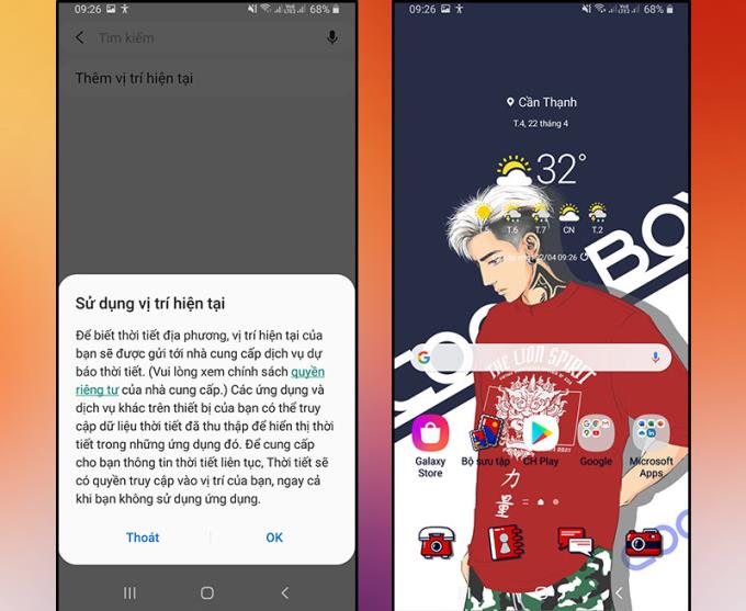 Cara menambah dan menginstal widget cuaca di ponsel Samsung