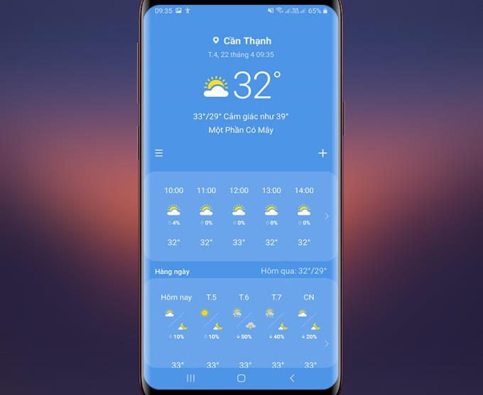 How to add and install weather widgets on Samsung phones