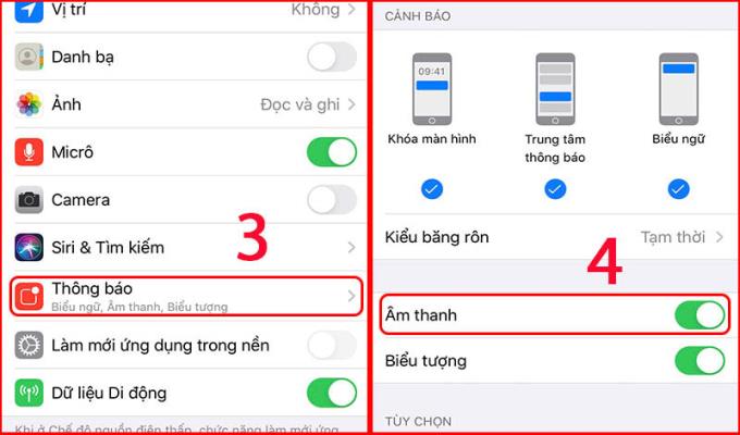 How to turn off vibration, message alert Zalo on iPhone and Android phones