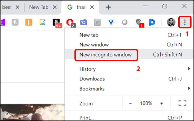 Gizli sekme modu nedir?  Chrome tarayıcıda nasıl açılır ve kapatılır