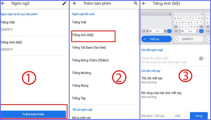 How to install more languages ​​for Android phone keyboard, iPhone