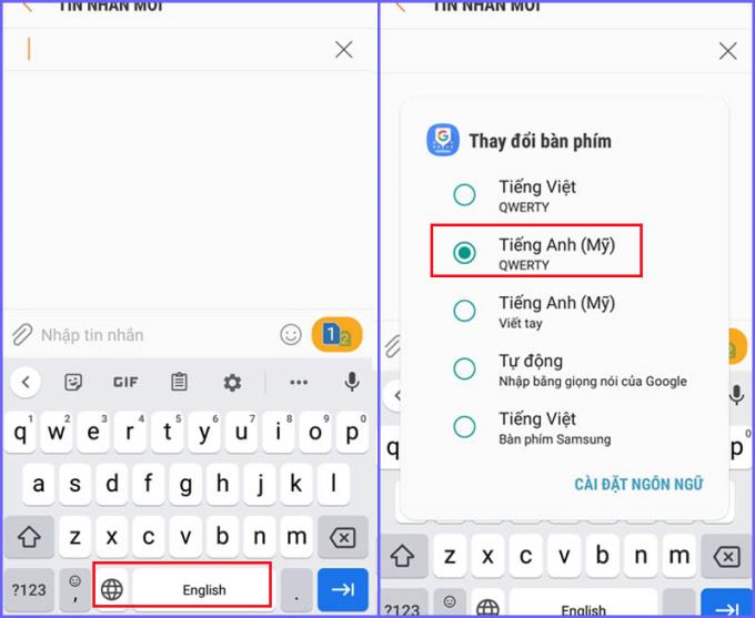 How to install more languages ​​for Android phone keyboard, iPhone
