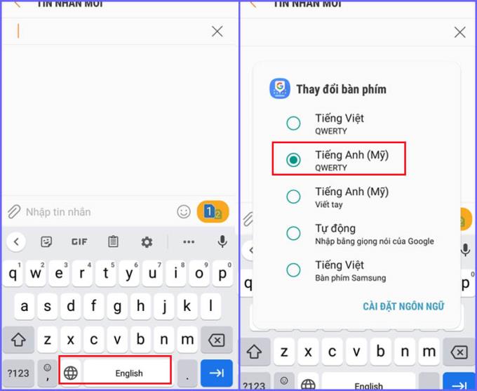 Cara memasang lebih banyak bahasa untuk papan kekunci telefon Android, iPhone